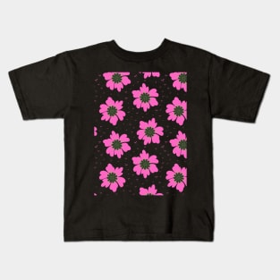 Flower Pattern Seamless Kids T-Shirt